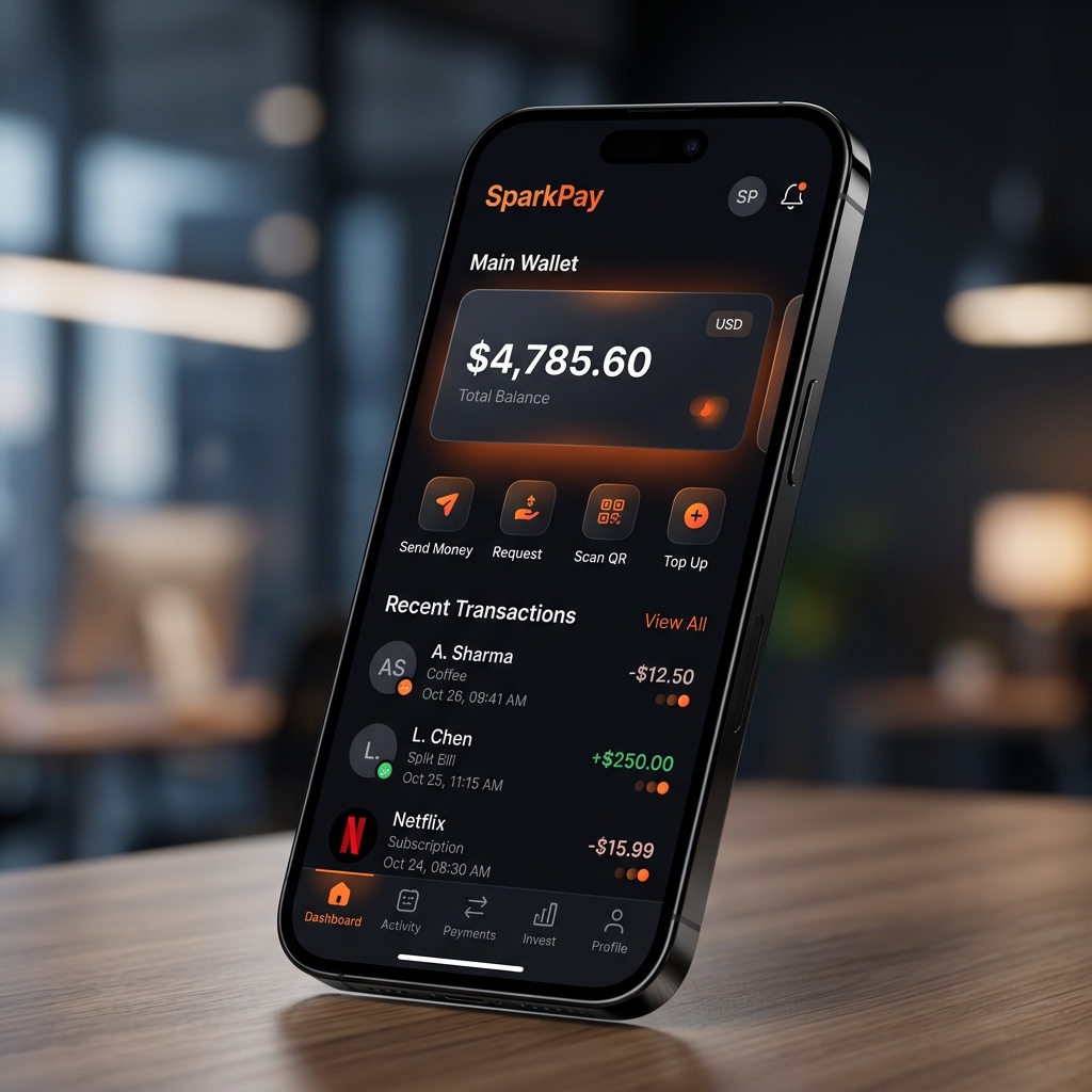 SparkPay App Screenshot